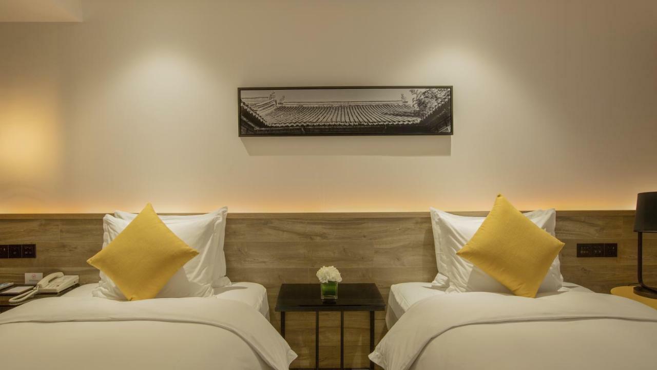 Auraya By Suning Nanjing Hexi Hotell Shangxinhe Exteriör bild