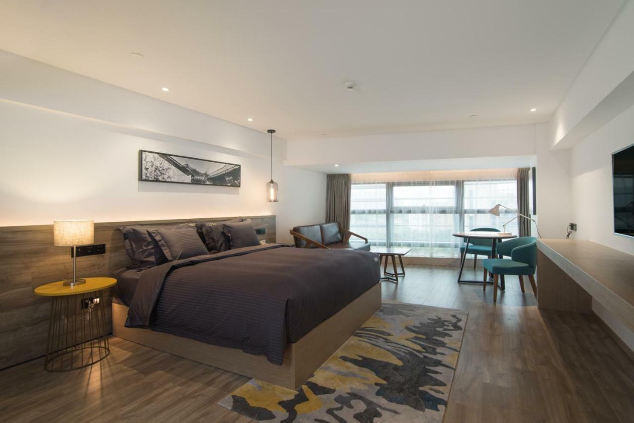 Auraya By Suning Nanjing Hexi Hotell Shangxinhe Exteriör bild